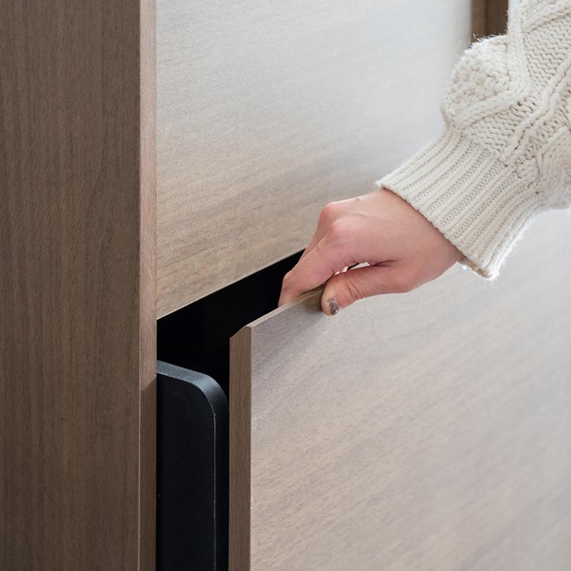 ダストボックス ごみ箱 2台セット ブラウンおしゃれ 木目 45L プッシュ扉 幅45cm ゴミ箱 スリム 店舗用 家具調 HLS-DB |  | 13