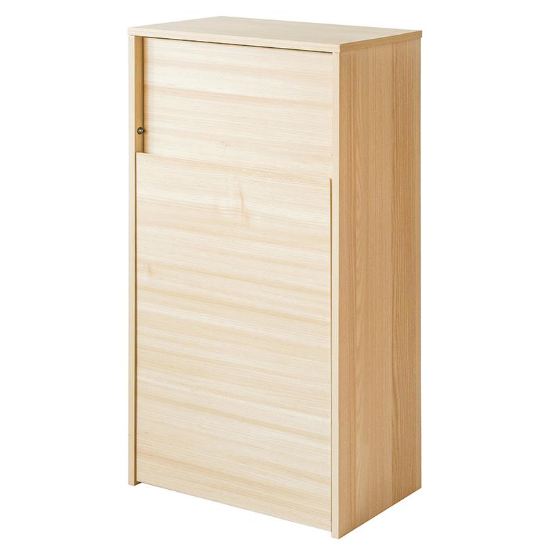 ダストボックス ごみ箱 2台セット ブラウンおしゃれ 木目 45L プッシュ扉 幅45cm ゴミ箱 スリム 店舗用 家具調 HLS-DB |  | 05