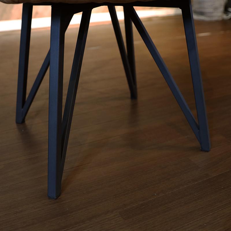 回転式ダイニングチェア 単品1脚 グレー色/全2色 ポリエステル布