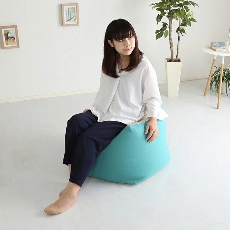 ビーズクッション PICO 3個セット Mサイズ/全3サイズ×7色 カバーが洗える ヘタリにくい新素材 座椅子 フロアクッション フロアスツール_6
