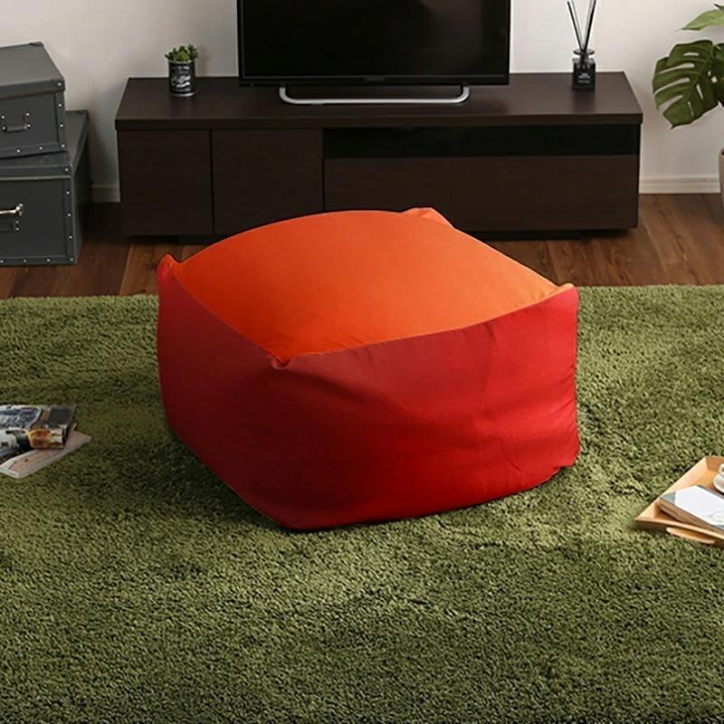 ビーズクッション PICO 2個セット XLサイズ/全3サイズ×7色 カバーが洗える ヘタリにくい新素材 幅83.5cm 座椅子 フロアクッション フロアスツール |  | 01