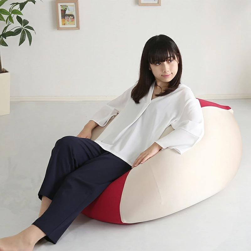 ビーズクッション PICO 2個セット XLサイズ/全3サイズ×7色 カバーが洗える ヘタリにくい新素材 幅83.5cm 座椅子 フロアクッション フロアスツール |  | 06