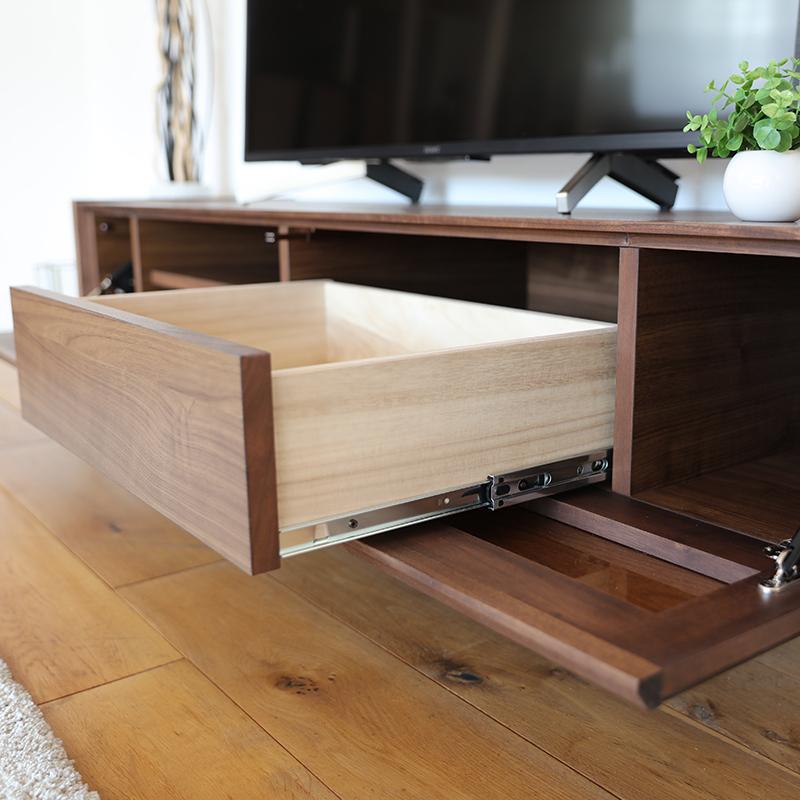 テレビ台 180cm テレビボードセット 左右キャビネット ブラウン テレビ台 180cm テレビボードセット 左右キャビネット ブラウン