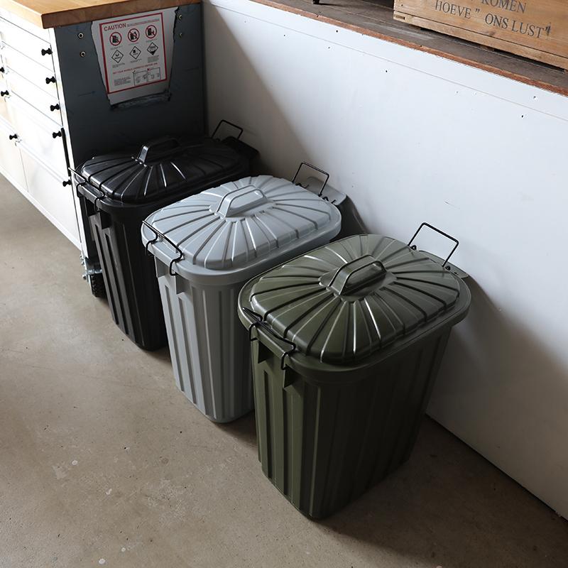 ダストボックス 2台セット グリーン/全4色 60L 日本製 高耐久 衝撃に強い ゴミ箱 ペール 店舗用 ダストBOX フタ付 室内 野外TAF-DB |  | 14