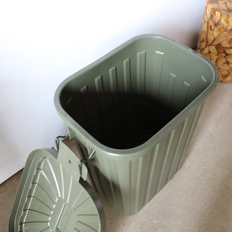 ダストボックス 2台セット グリーン/全4色 60L 日本製 高耐久 衝撃に強い ゴミ箱 ペール 店舗用 ダストBOX フタ付 室内 野外TAF-DB |  | 08