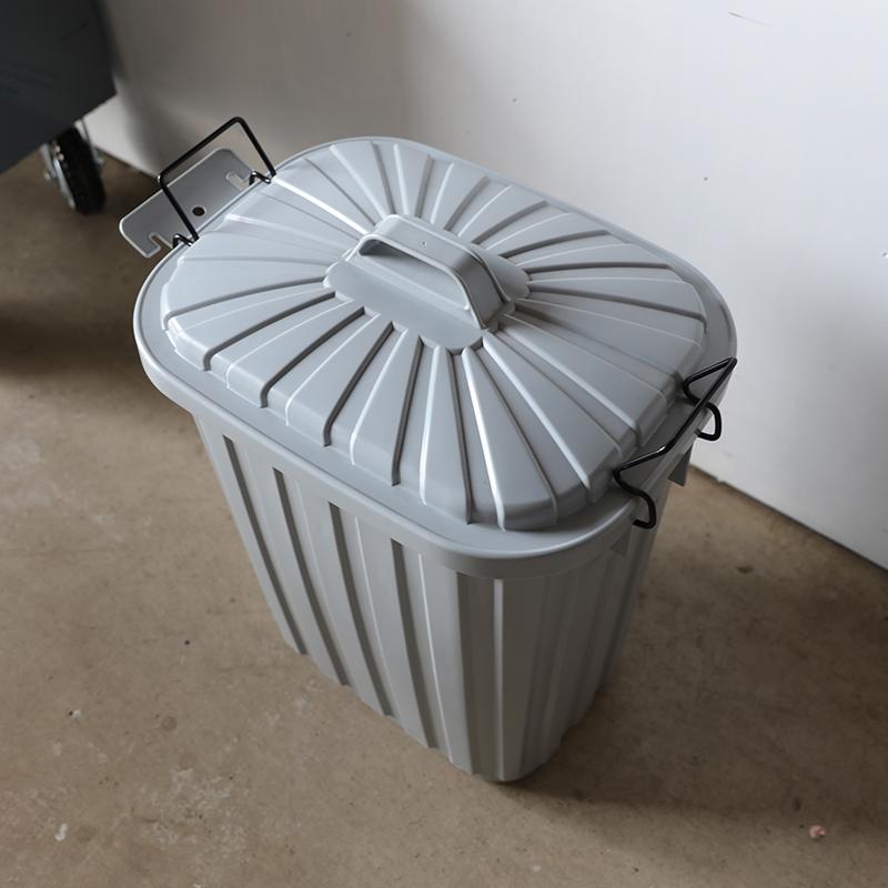 ダストボックス 2台セット グレー/全4色 60L 日本製 高耐久 耐衝撃 ゴミ箱 ペール 店舗用 ダストBOX フタ付 室内 野外 ベランダ TAF |  | 03