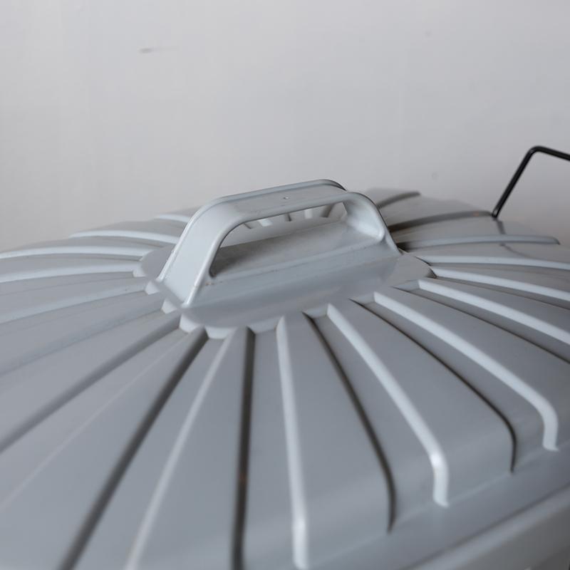 ダストボックス 2台セット グレー/全4色 60L 日本製 高耐久 耐衝撃 ゴミ箱 ペール 店舗用 ダストBOX フタ付 室内 野外 ベランダ TAF |  | 09