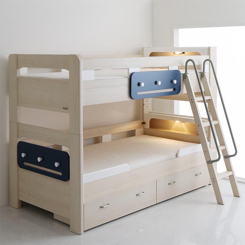 二段ベッド ロータイプ フレームのみ Tov 幅215 奥行107 5 高さ160cm 分離式 収納引出し付き Tov 2bed Room Next 通販 Yahoo ショッピング