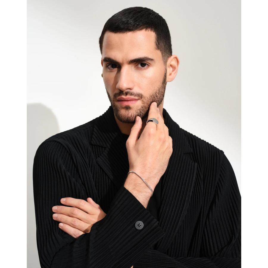 TOM WOOD（トムウッド） TOMWOOD Curb Bracelet M 100255 メンズ
