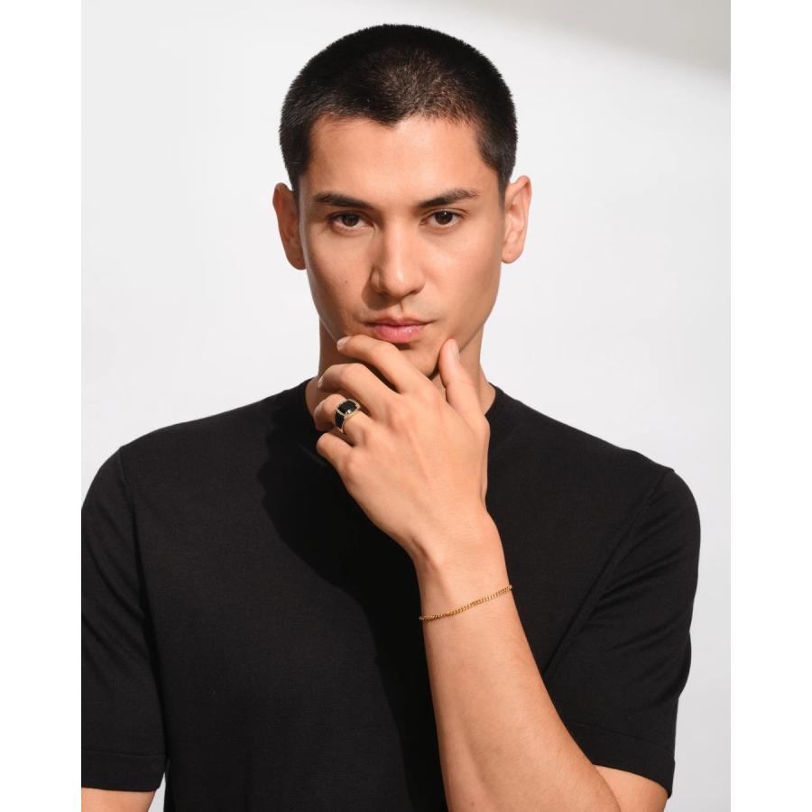 TOM WOOD（トムウッド） TOMWOOD Curb Bracelet M Gold 100258 メンズ
