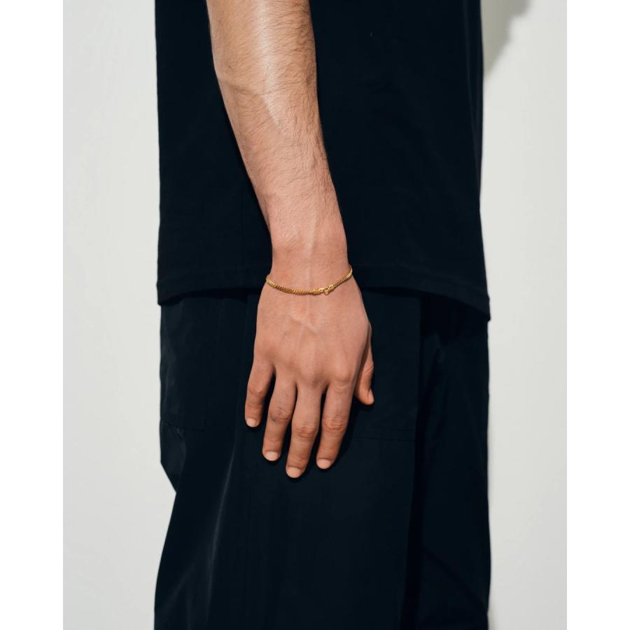 TOM WOOD（トムウッド） TOMWOOD Curb Bracelet M Gold 100258 メンズ