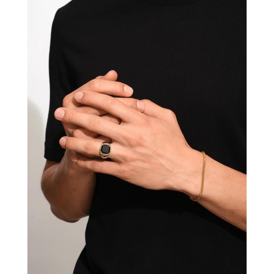 TOM WOOD（トムウッド） TOMWOOD Curb Bracelet M Gold 100258 メンズ