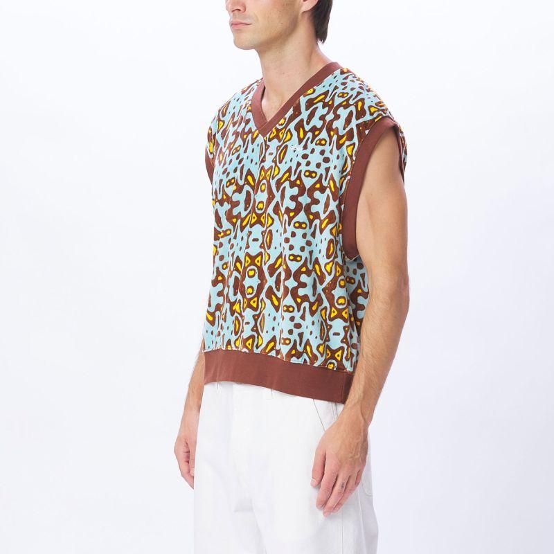 OBEY（オベイ） 60％OFF OBEY ODESSA VELOUR VEST SEPIA MULTI 