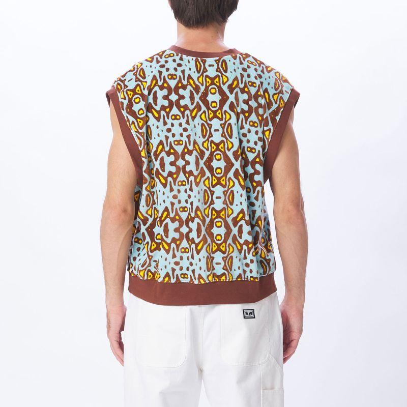 OBEY（オベイ） 60％OFF OBEY ODESSA VELOUR VEST SEPIA MULTI 