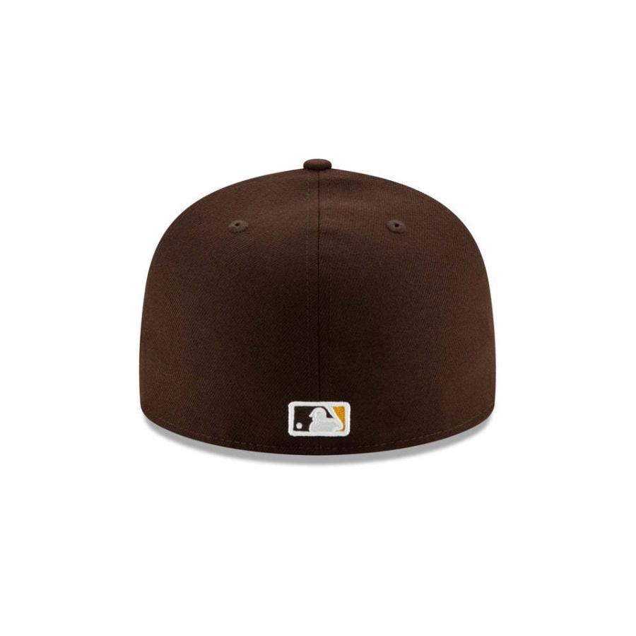 ニューエラ キャップ NEW ERA CAP 59FIFTY MLB オンフィールド サンディエゴ パドレス ゲーム バーントウッド/マニラ 13554976 ベースボール メジャーリーグ｜roomonlinestore｜04