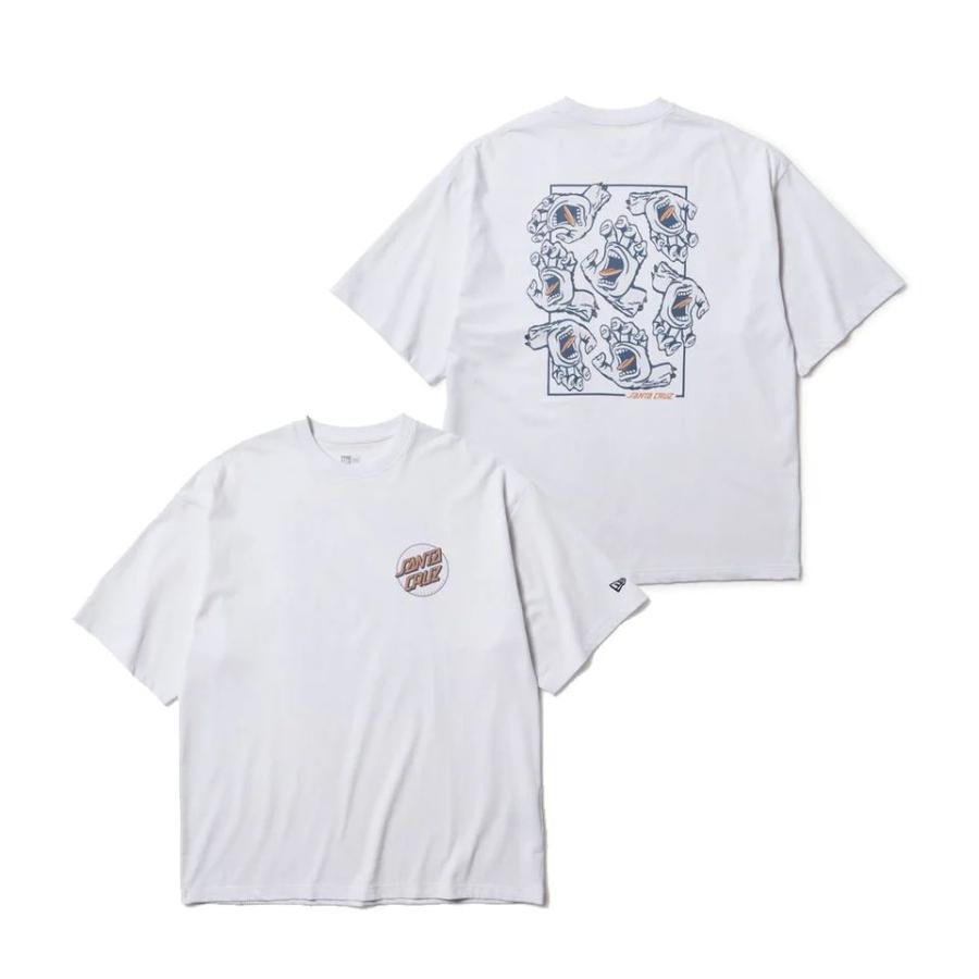 NEW ERA（ニューエラ） 半袖 オーバーサイズド コットン Tシャツ SANTA 