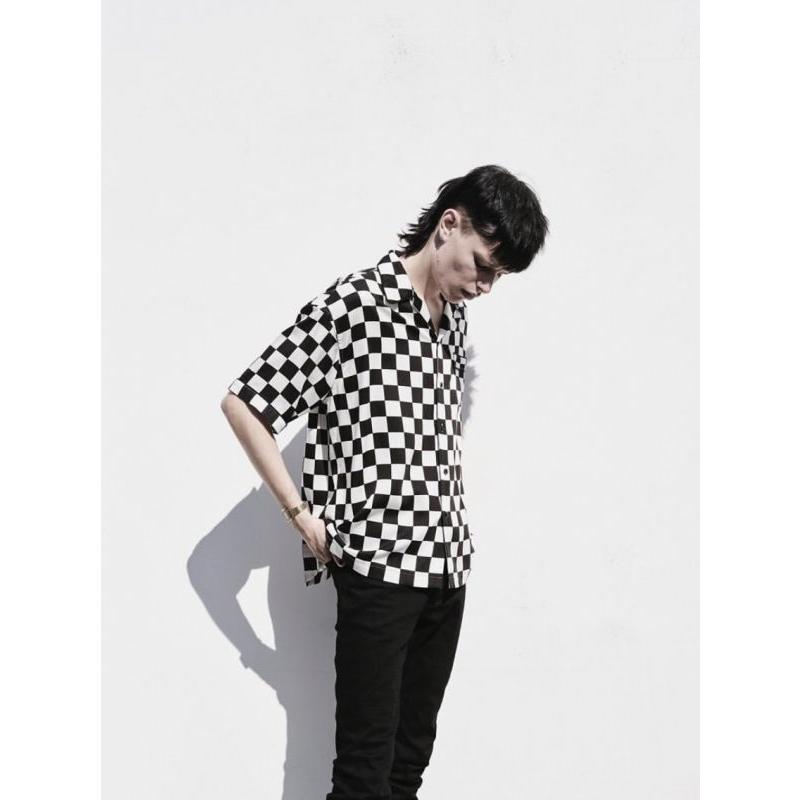 40%OFF】マインデニム MINEDENIM CU.Denim Checker flag S/S Open 