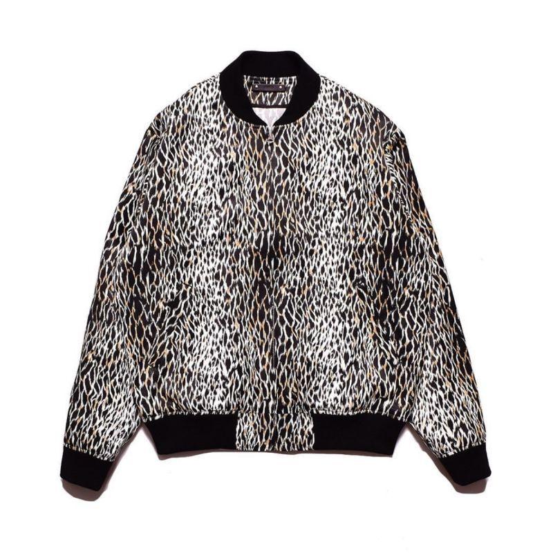 40%OFF】マインデニム MINEDENIM Leopard RC. Satin Rib Zip Blouson  