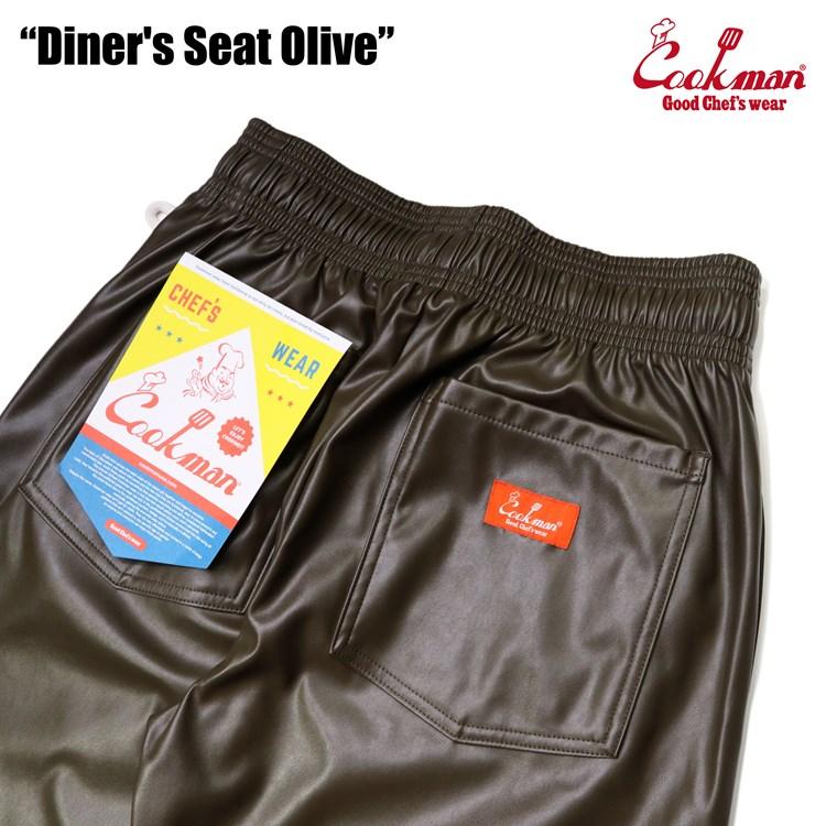クックマン COOKMAN シェフパンツ Chef Pants Diner's Seat Olive 231-23819 フェイクレザー メンズ レディース ユニセックス 送料無料｜roomonlinestore｜06