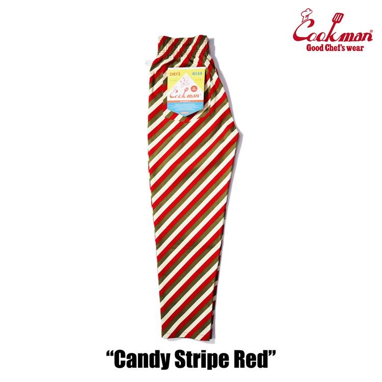 クックマン COOKMAN シェフパンツ Chef Pants Candy Stripe Red 231-31812 メンズ レディース ユニセックス 送料無料｜roomonlinestore｜02