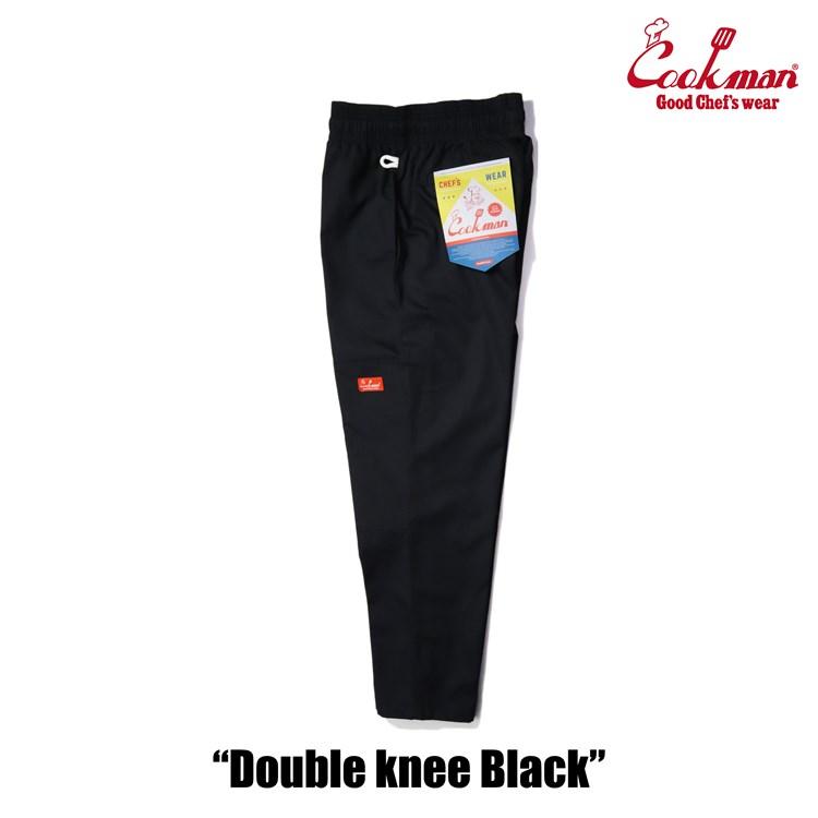 クックマン COOKMAN シェフパンツ Chef Pants Double knee Black 231-31831 メンズ レディース ユニセックス 送料無料｜roomonlinestore｜02