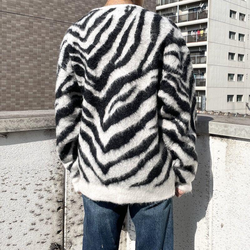 MINEDENIM 【40%OFF】マインデニム Zebra Mohair Knit Crewneck MINEDENIM 【40%OFF】マインデニム Zebra Mohair Knit Crewneck