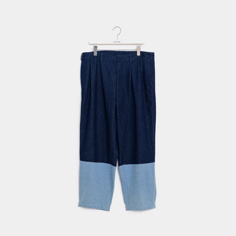 40%OFF アップルバム APPLEBUM Denim Bicolor Pants 2310817 デニム G 