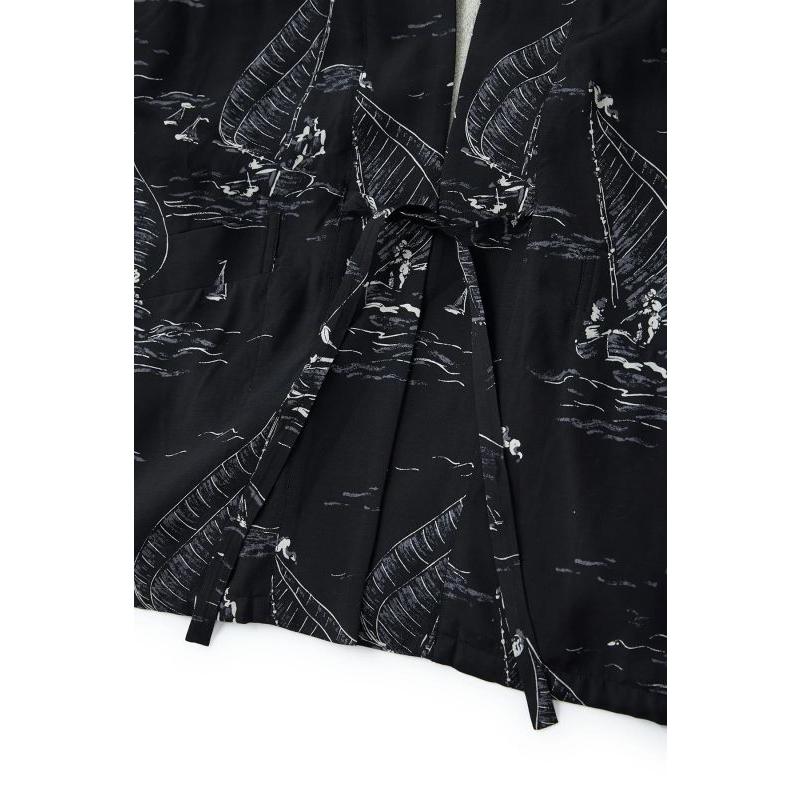 【40OFF】OLD JOE オールドジョー ORIENTAL FRONT BEACH SHIRTS (MARINE) 231OJSJ03