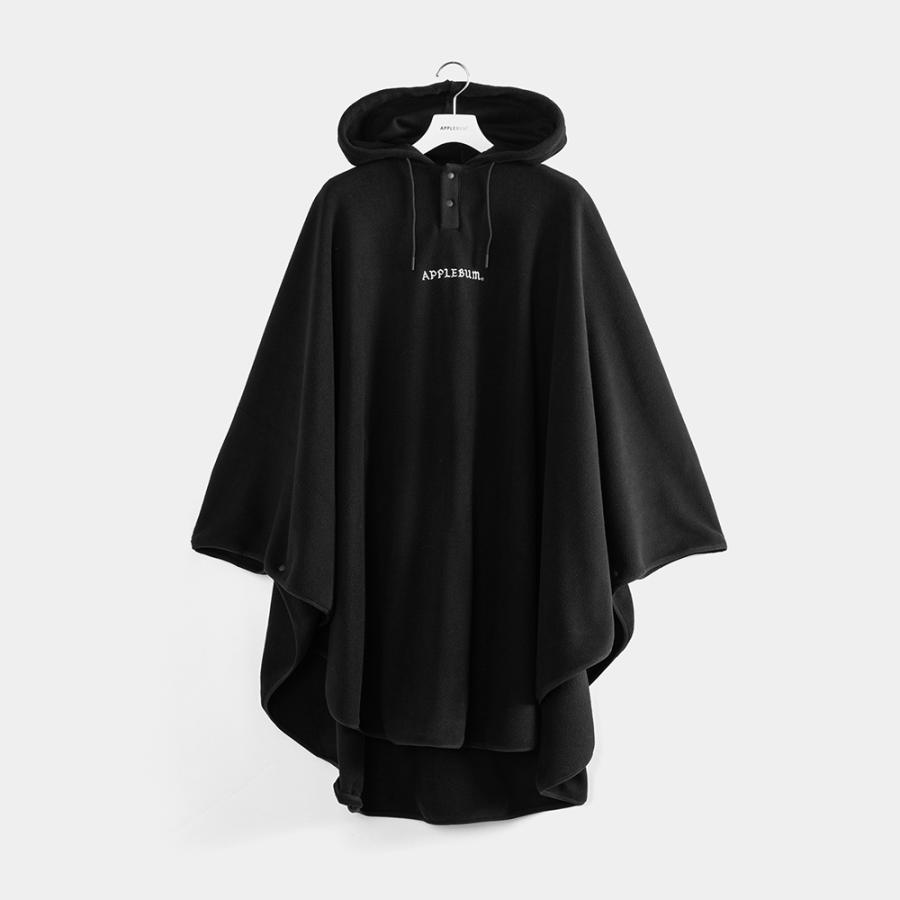 アップルバム APPLEBUM Fleece Poncho (Black) 2320605 フリース