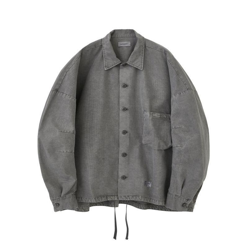 30%OFF】MAGIC STICK マジックスティック Boxy Dyed Shirt Faded Grey 