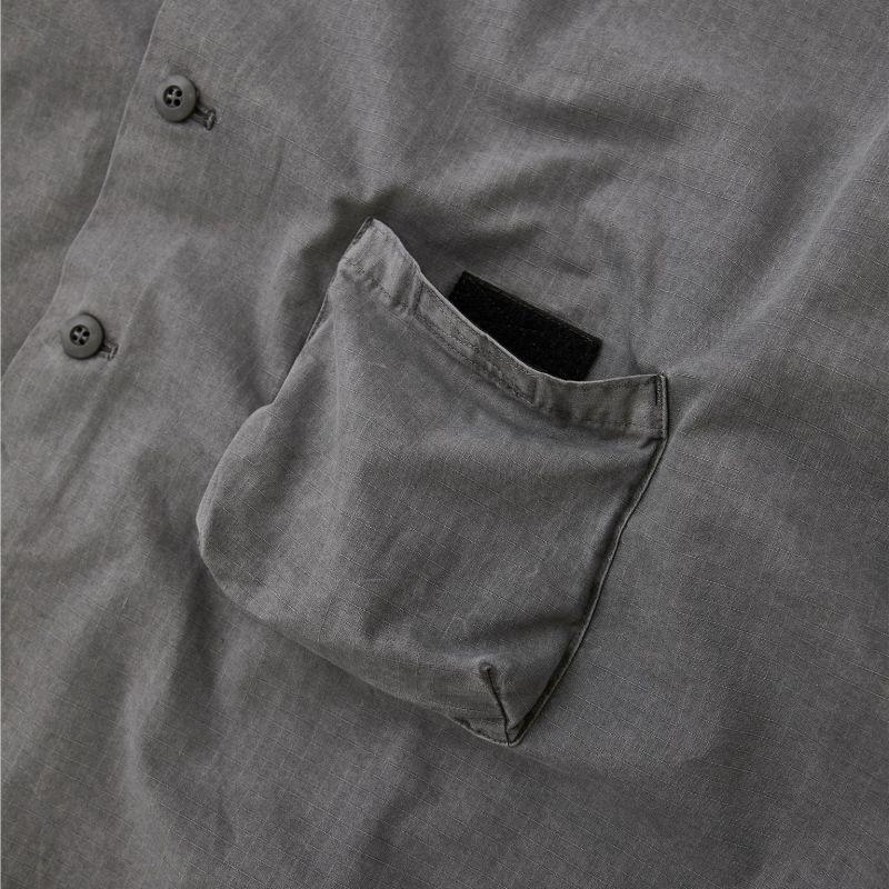 30%OFF】MAGIC STICK マジックスティック Boxy Dyed Shirt Faded Grey 