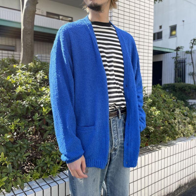 MINEDENIM カーディガン MINEDENIM(マインデニム)｜Kid Mohair Argyle Washed Knit Long