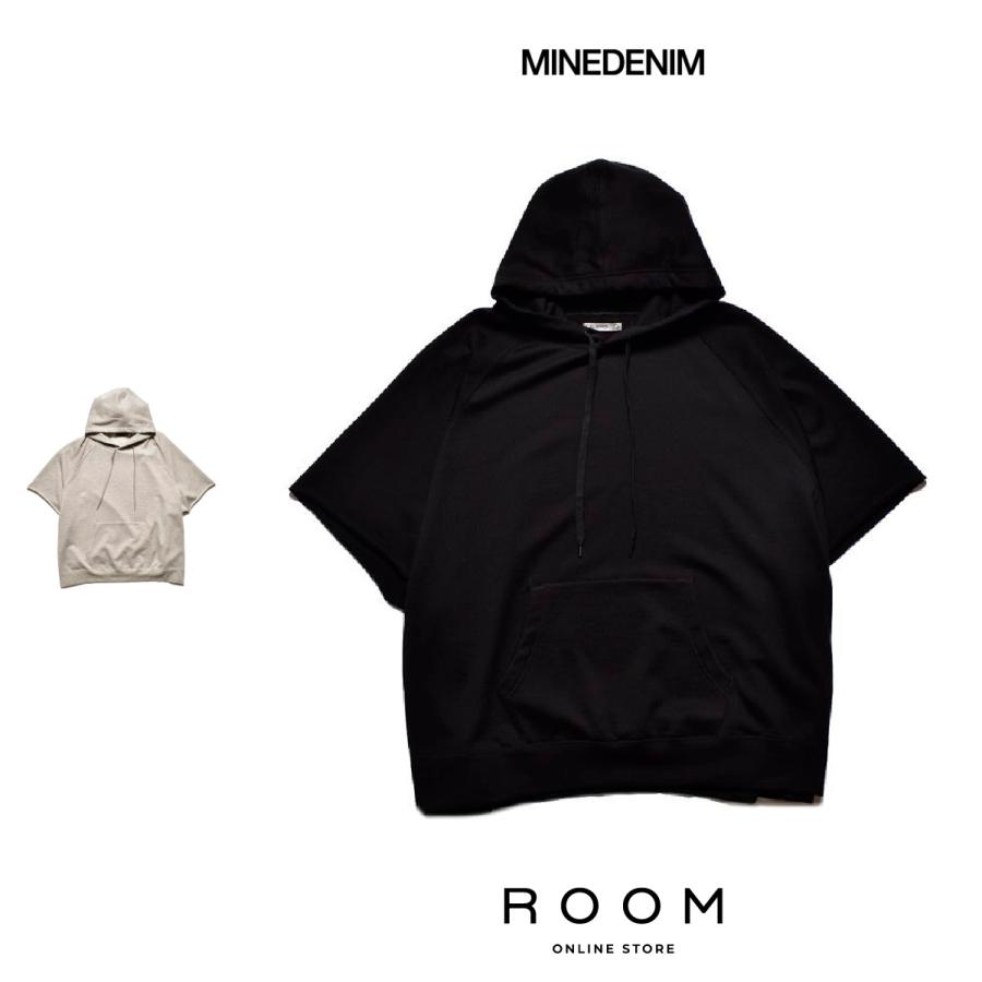 MINEDENIM 40%OFF【全2色】マインデニム Square Big Nosleeve Hoodie 