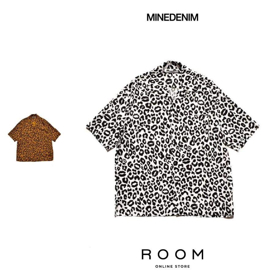 MINEDENIM 40%OFF【全2色】マインデニム Lips Leopard Print Open 