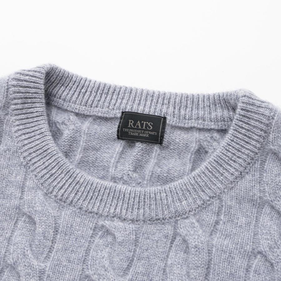 RATS（ラッツ） 15%OFF RATS CASHMERE CABLE KNIT 24RN-1011 ニット 