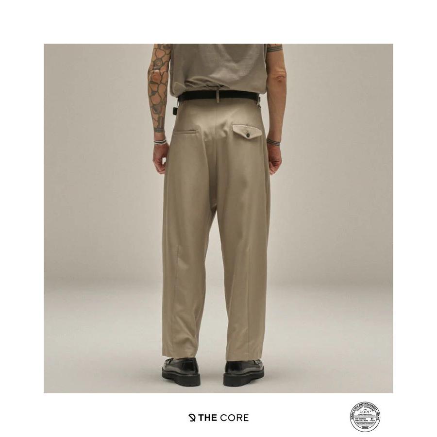 MAGIC STICK マジックスティック URBAN GREY WIDE TAPERD TROUSERS 