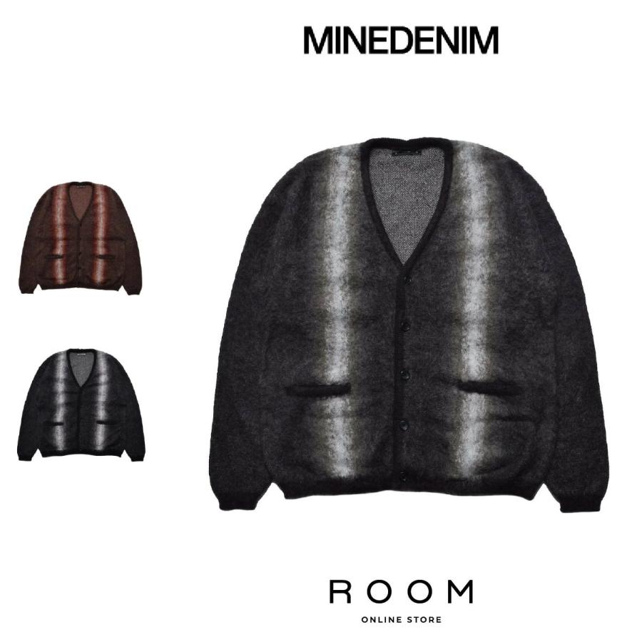 MINEDENIM（マインデニム） 15%OFF MINEDENIM Fuzzy Stripe Mohair