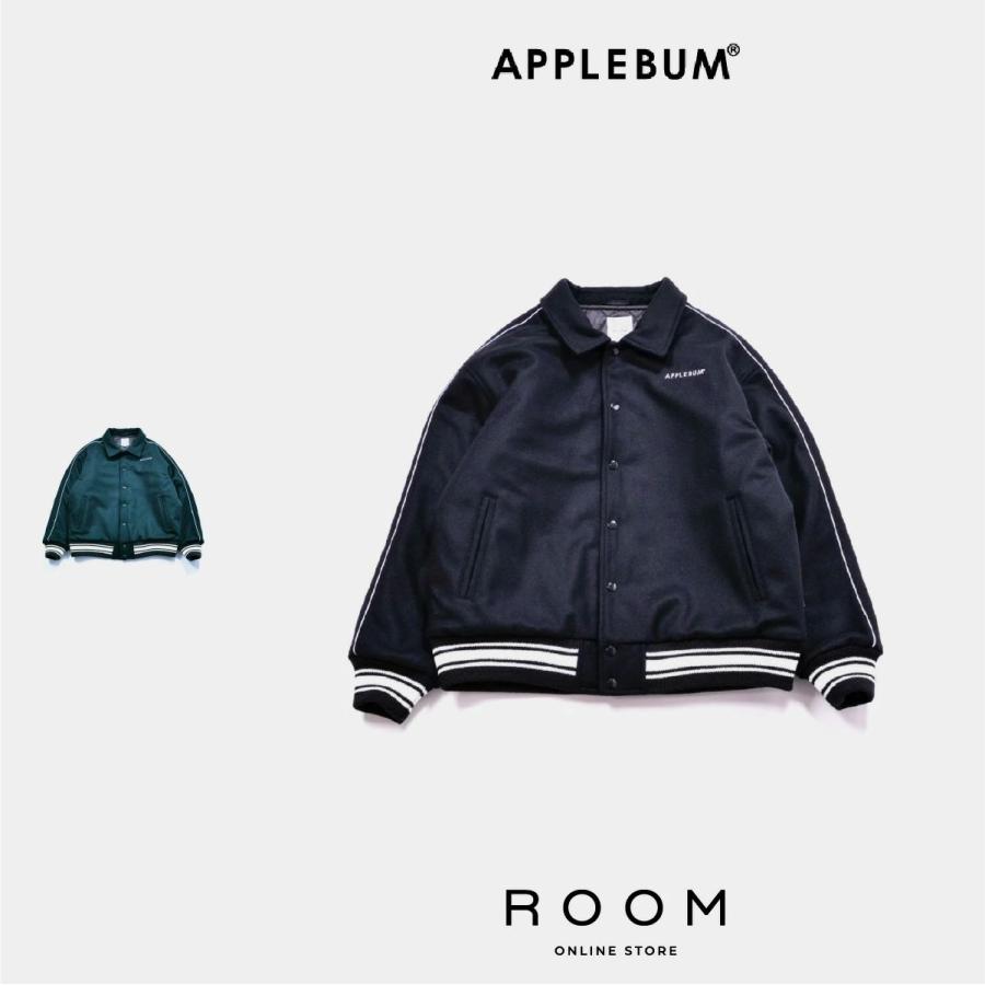 APPLEBUM（アップルバム） APPLEBUM Collared Melton Stadium Jacket