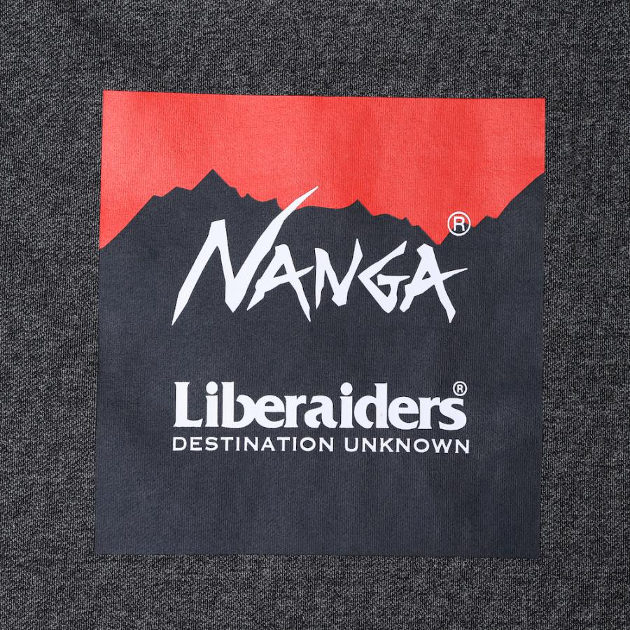 20%OFF【全2色】Liberaiders リベレイダース NANGA X LIBERAIDERS ECO HYBRID SWEAT SHIRT 743012308 スウェット 送料無料｜roomonlinestore｜05