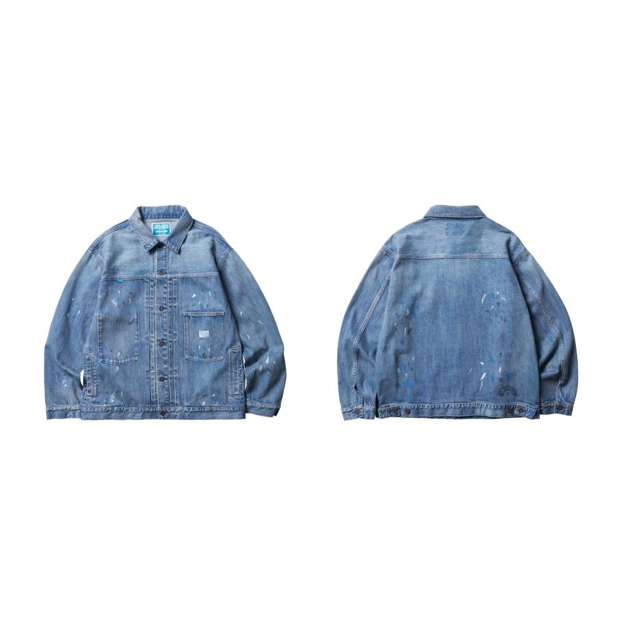 Liberaiders / Gジャン/M/コットン/BLU/780112403// Liberaiders（リベレイダース） Liberaiders FLAG DENIM JACKET