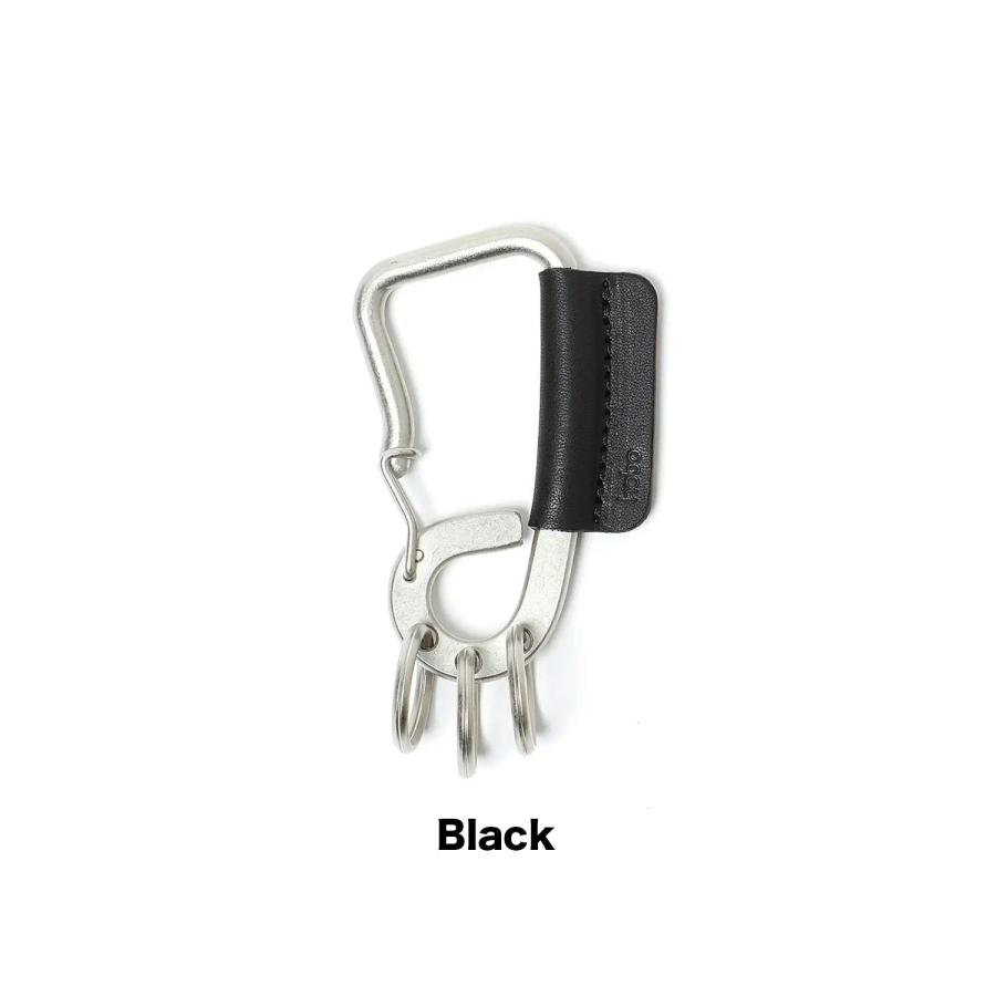 未使用新品 hobo(ホーボー) CARABINER KEY RING hobo ホーボー カラビナキーリングLウィズカウレザー HB-A4521