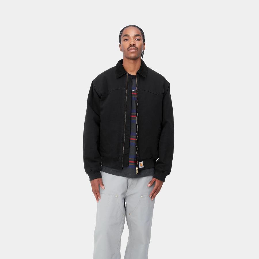 【新品】Carhartt カーハートOG SANTAFE JACKET XL 黒 Carhartt WIP（カーハートワークインプログレス） カーハート CARHARTT