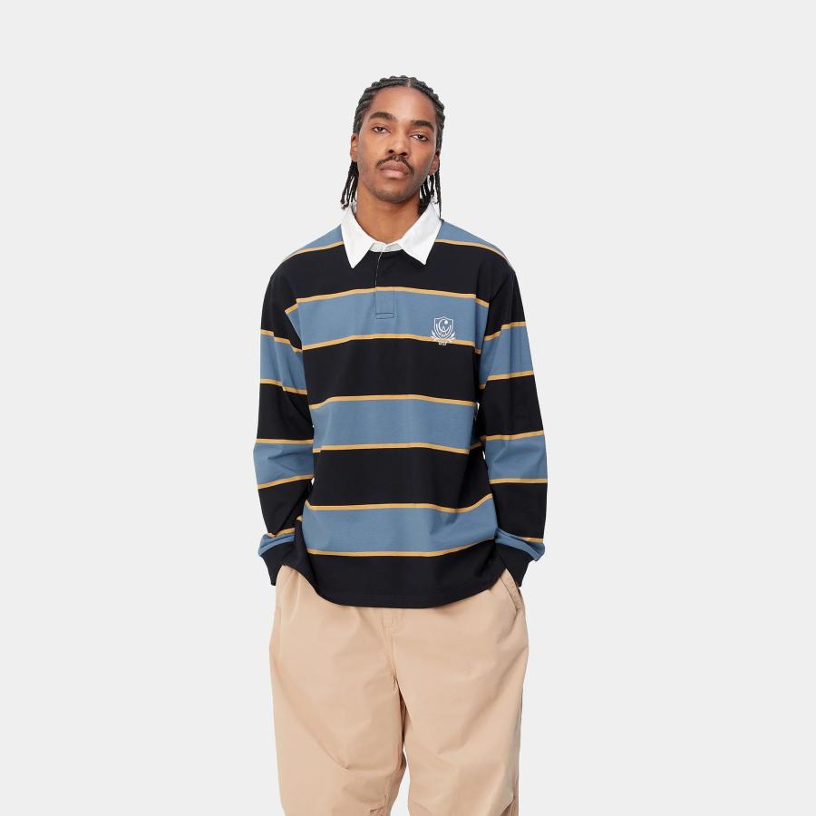 Carhartt ラグビーシャツ Carhartt WIP L/S Wilt Rugby Shirt（カーハートワークイン