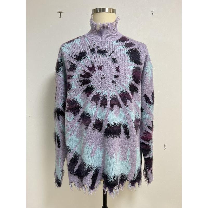 KIDILL ストライプ ニットセーター KIDILL 【50%OFF】【全2色】KIDILL キディル TIE DYE JACQUARD