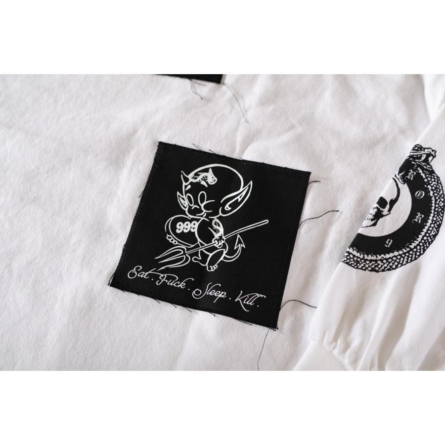 KIDILL 20%OFF キディル PATCH LONG SLEEVE T-SHIRT HARD WASH
