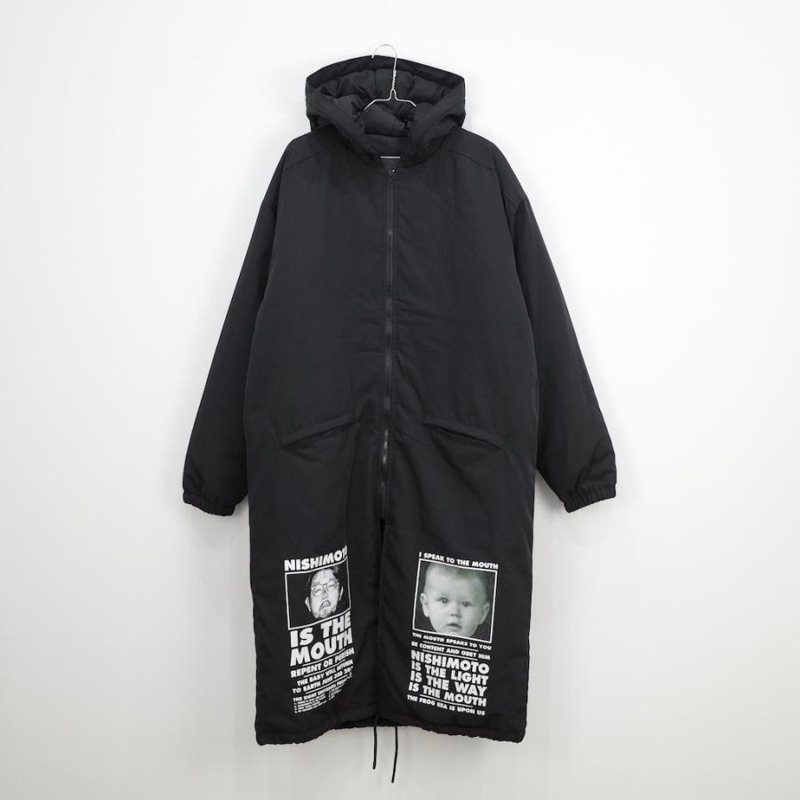 NISHIMOTO IS THE MOUTHブラック モッズコート