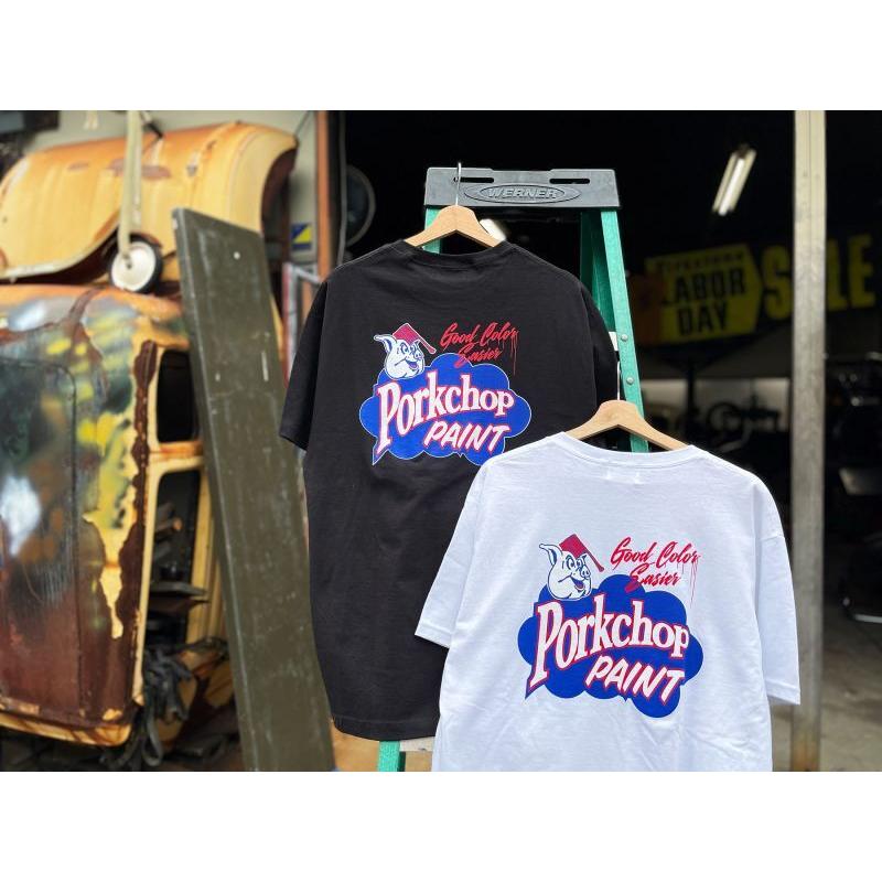 全2色】ポークチョップガレージサプライ PORKCHOP PAINT TEE 半袖 T