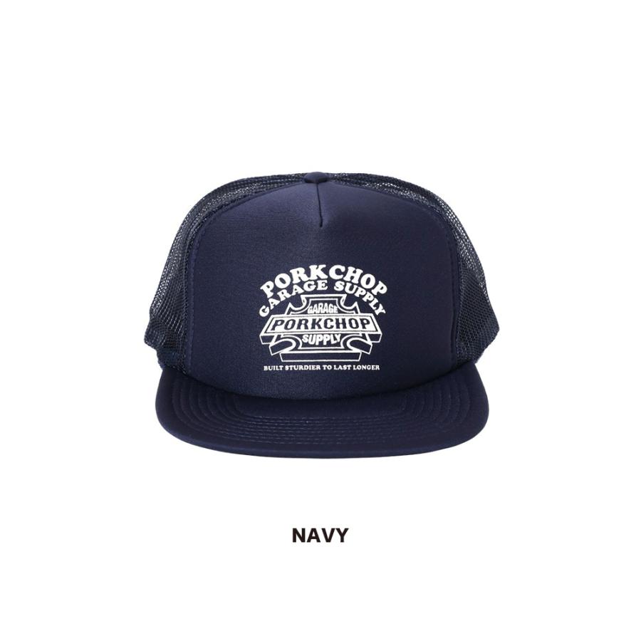 新品未使用　ネイビー　メッシュキャップ　ポークチョップ ガレージサプライ 全2色】ポークチョップ ガレージサプライ PORKCHOP GARAGE