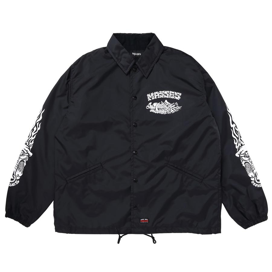 PORKCHOP GARAGE SUPPLY ×MASSES NYLON JKT HOG P コーチジャケット