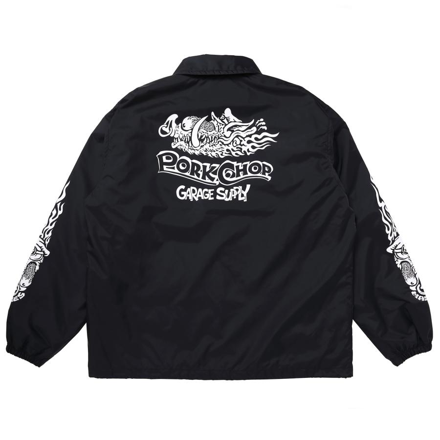 PORKCHOP GARAGE SUPPLY ×MASSES NYLON JKT HOG P コーチジャケット